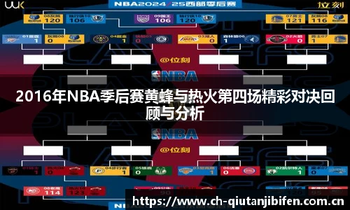 2016年NBA季后赛黄蜂与热火第四场精彩对决回顾与分析